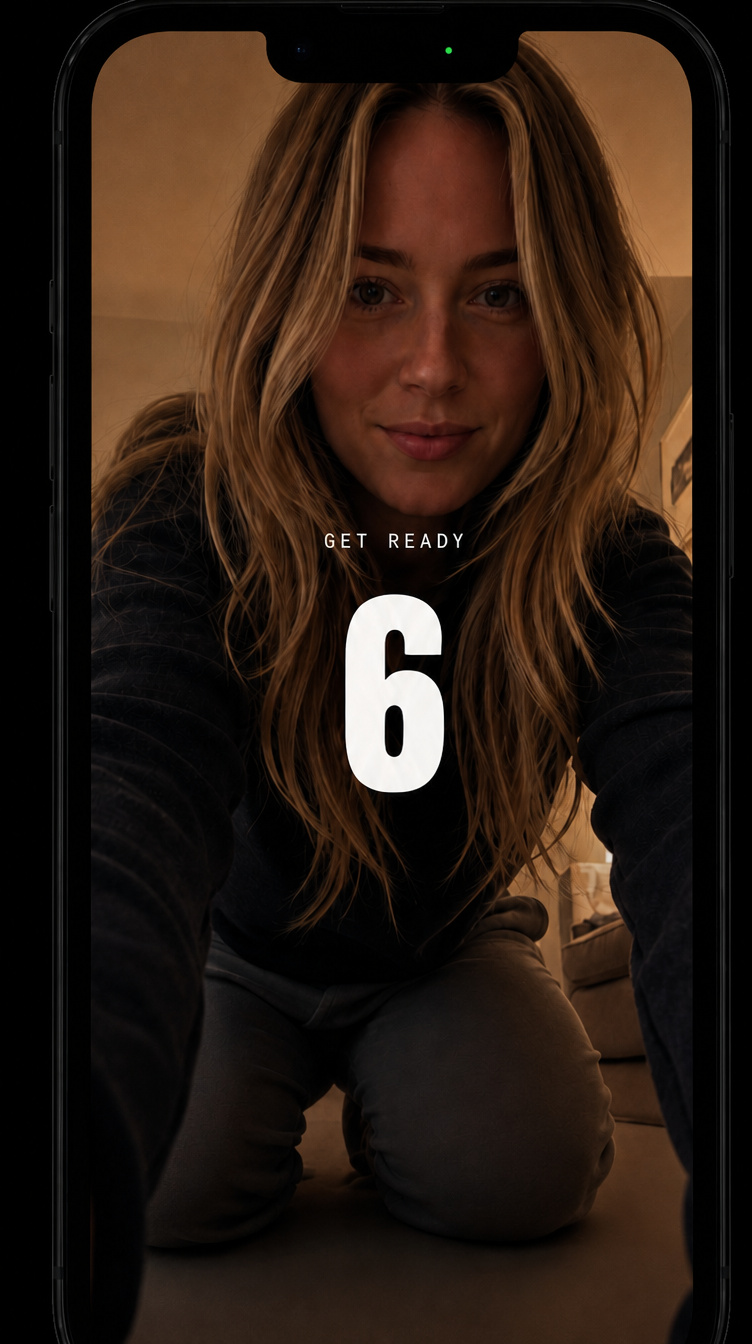 Recording countdown